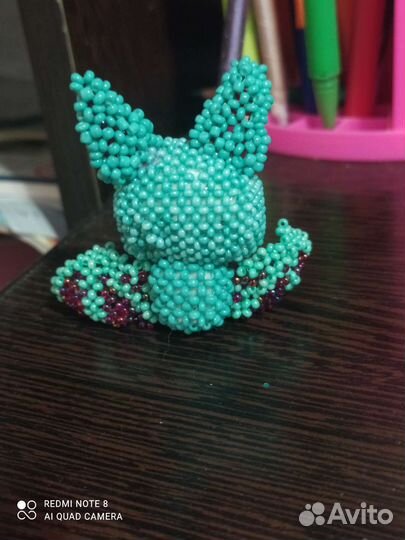 Летучая мышь из бисера