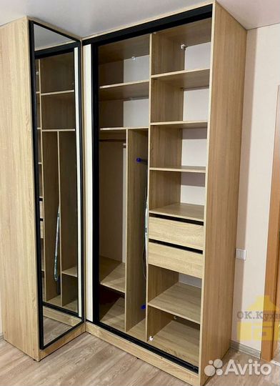 Шкаф купе угловой