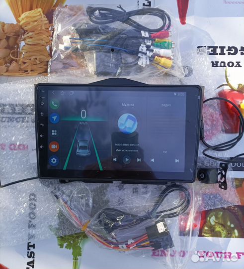 Магнитола android 9 дюйм Priora/Granta/Vesta