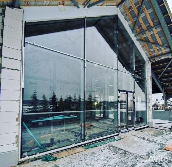 Раздвижные окна, двери, входные группы