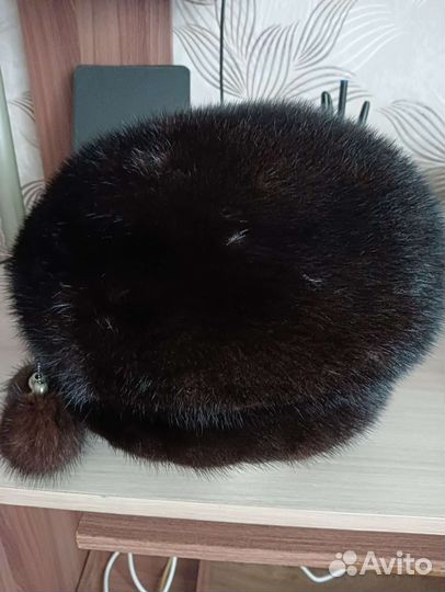Берет норковый