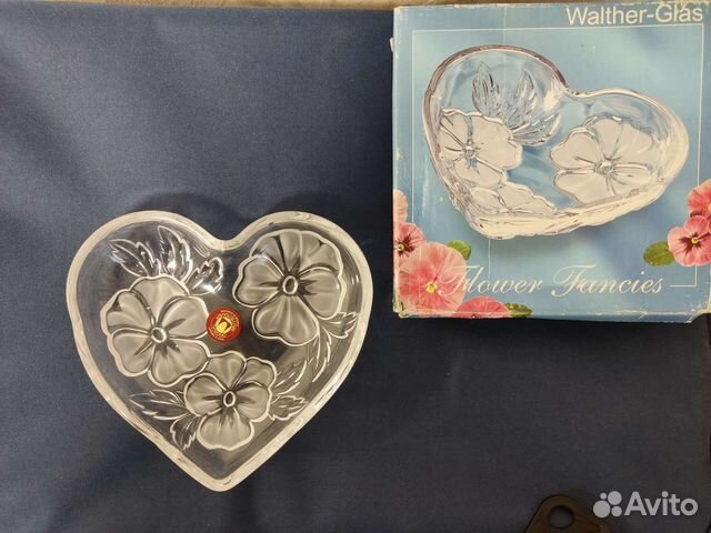 Новая конфетница вазочка сердце