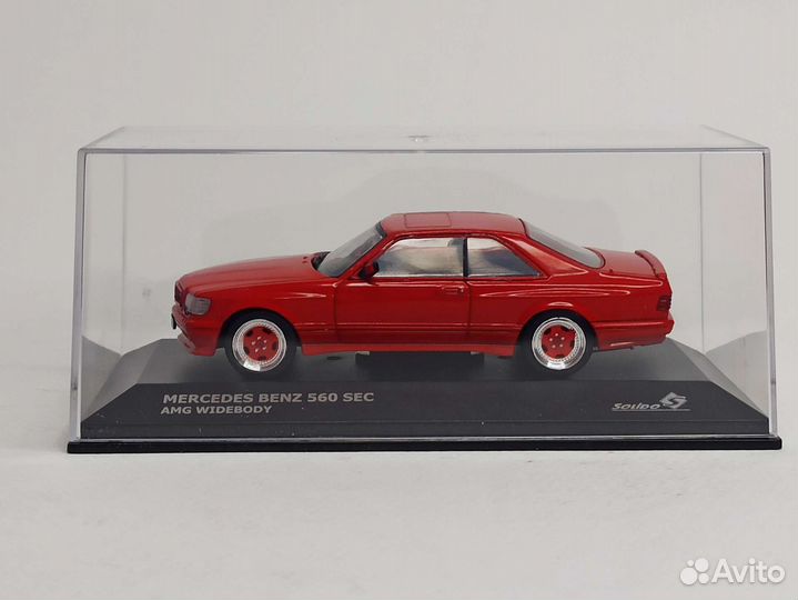 Mercedes 560 Sec Amg W126 Widebody 1:43 Solido
