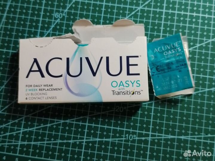 Линзы контактные acuvue oasys двухнедельные