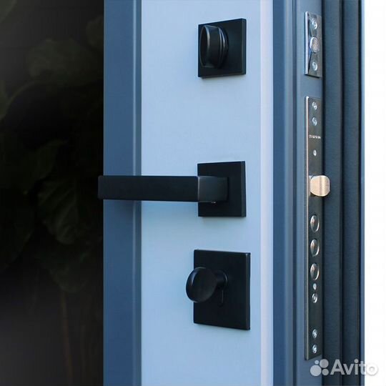 Дверь с терморазрывом с окном Аляска Грей