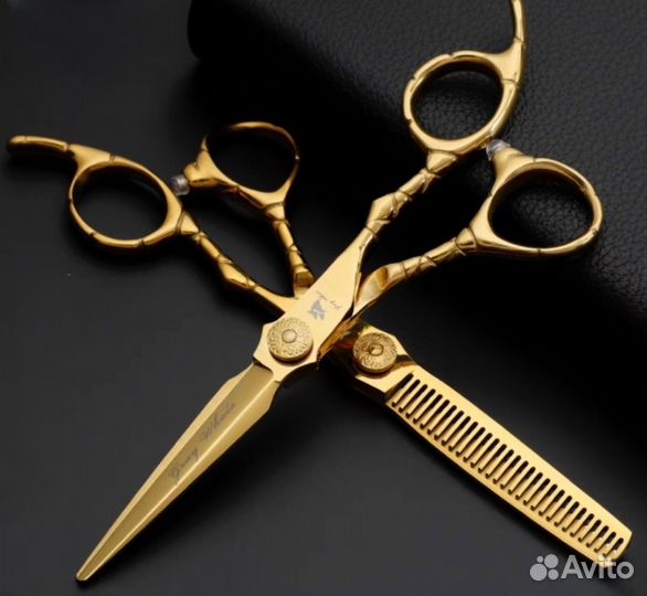 Ножницы Золотые 6 дюймов Барбер