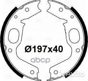 Колодки ст.торм.mitsubishi pajero/space gear 89