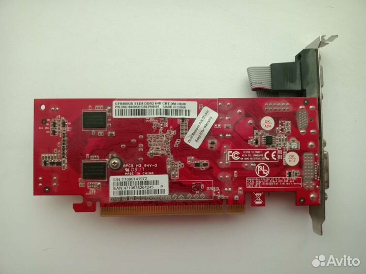 Видеокарта gf8400gs 512mb ddr2