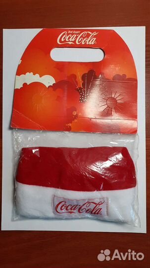 Новогодняя шапка coca-cola