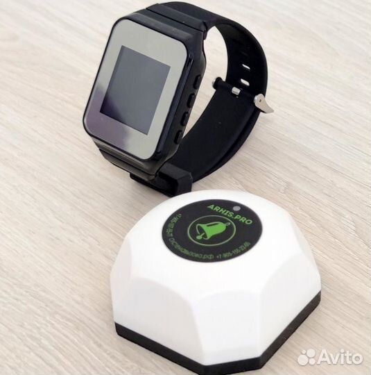 Беспроводная система/кнопка вызова официанта часы