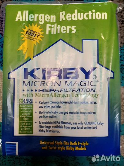 Мешки для пылесоса кирби