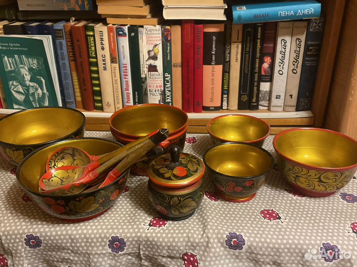 Посуда хохлома