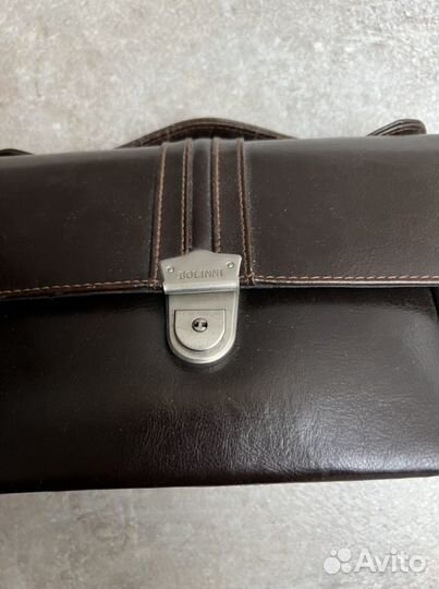 Барсетка кожаная мужская бу