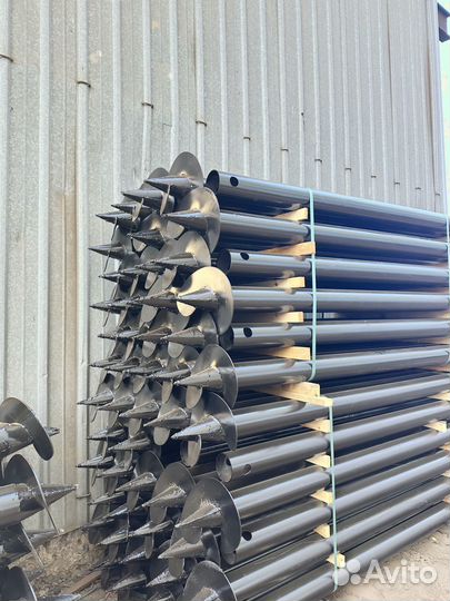 Винтовые сваи с установкой