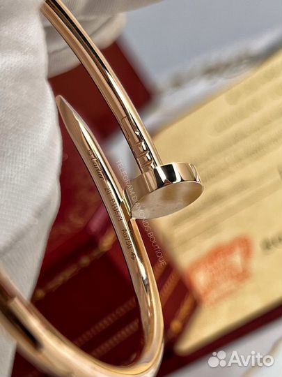 Браслет Cartier Juste Un Clou Classic золото 750