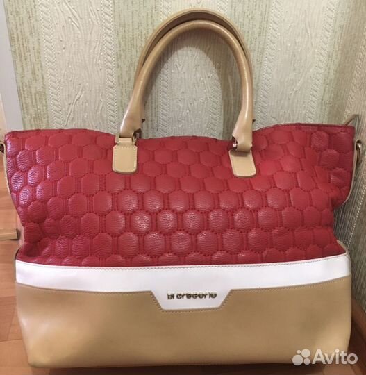 Сумка Di Gregorio (Италия) кожа натуральная