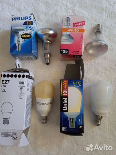 Лампочки разные 11 штук