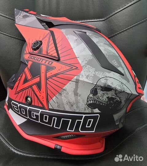 Шлем кросс эндуро Bogotto Rebelion р-р L: 59-60