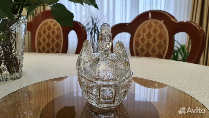 Соусник хрустальный