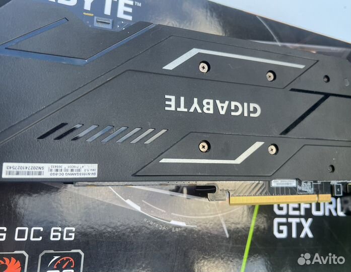 Видеокарта GTX 1660 Super Gigabyte