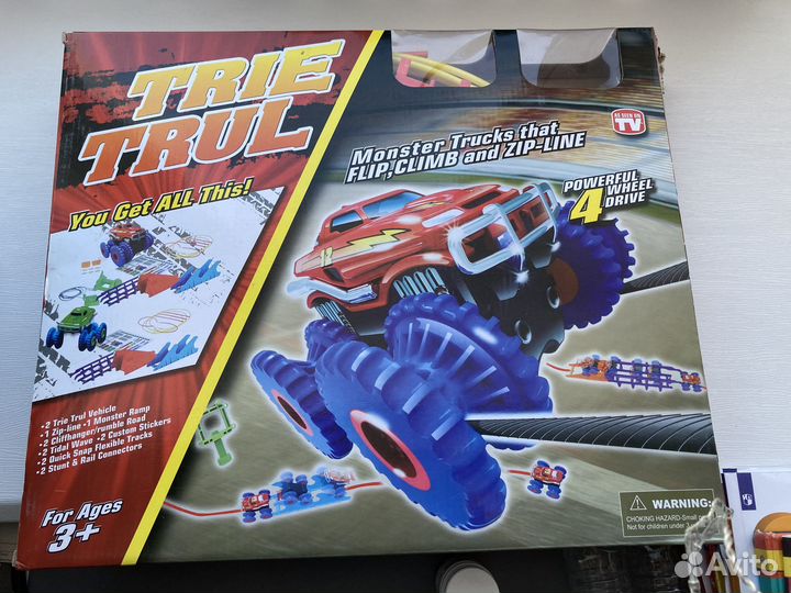 Конструктор авто трек Монстр трак с 2 машинками