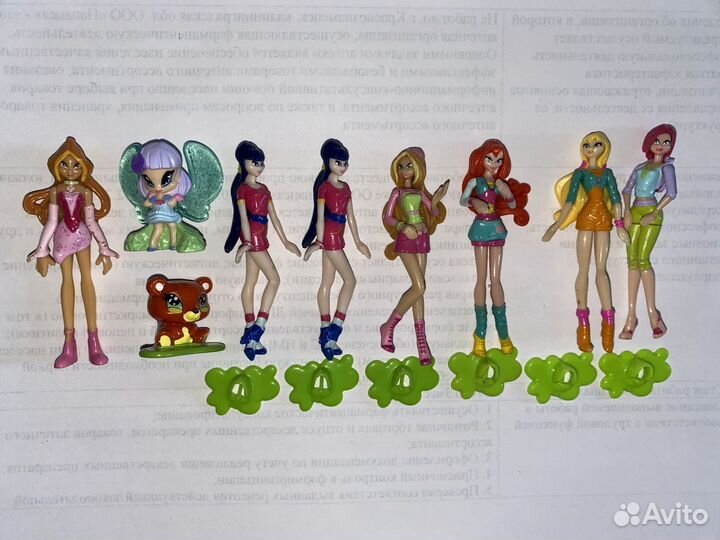 Фигурки винкс киндер, томбола, чуппа чупс