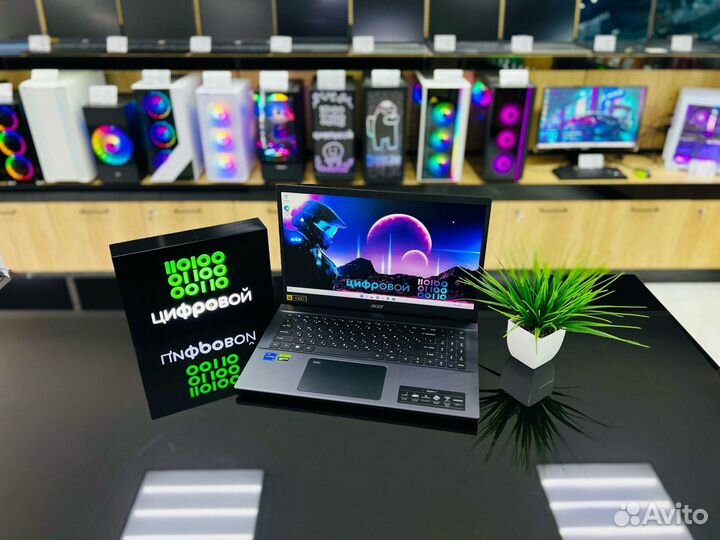 Игровой ноутбук Acer Core i5-12450H/RTX 3050 4gb