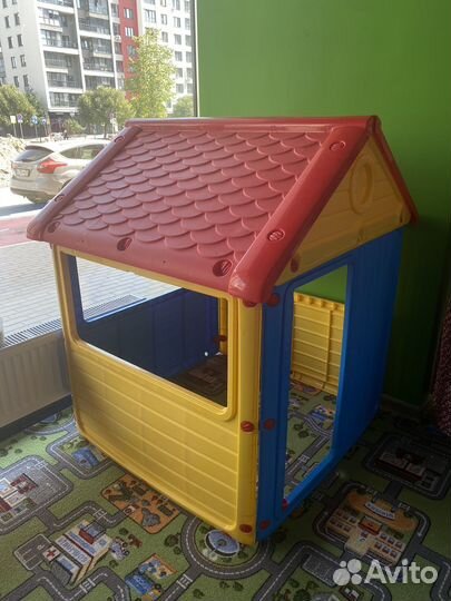 Детский домик пластиковый для дачи