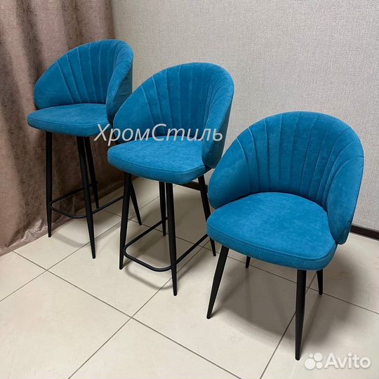 Барные полубарные Мягкие кухонные стулья 