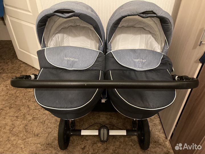 Продам коляску для двойни indigo duo 3 в 1