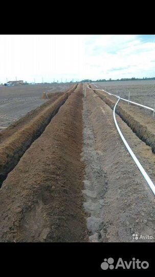 Траншеекопатель,Эксковатор,бара