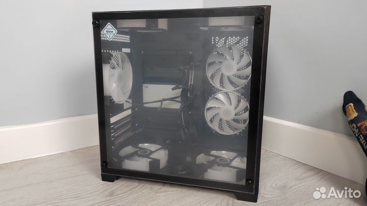 Игровой корпус прозрачный для пк черный