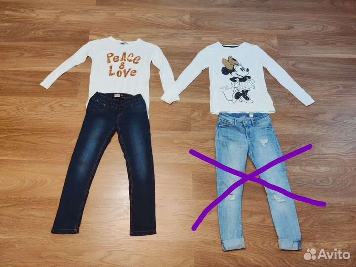 Одежда для девочки пакетом 134-140 см