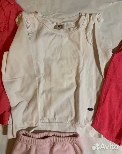 Пакет вещей на девочку 116 см