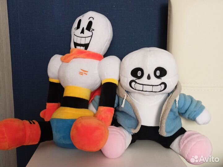 Мягкие игрушки Санс и Папайрус (Undertale)