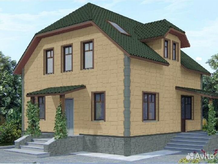 Фасадные панели Fineber Камень крупный