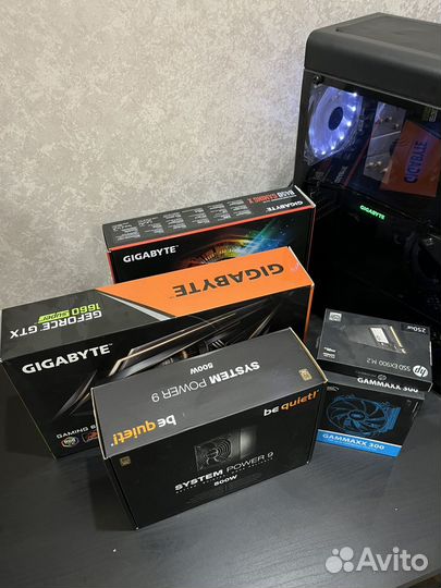 Игровой пк Ryzen 5 3500x 1660 super 6gb