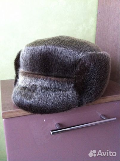 Шапка меховая мужская (нутрия)