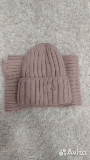 Комплект шапка и шарф женские