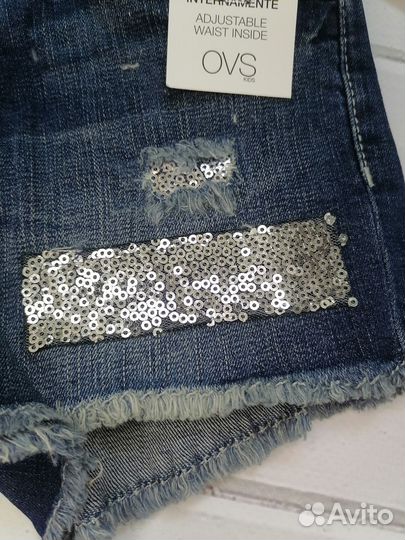 Новые шорты на девочку 110 рост