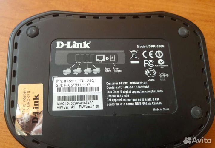 Принт-сервер D-Link DPR-2000