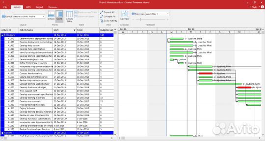 Разработка календарно-сетевых графиков в Oracle Pr