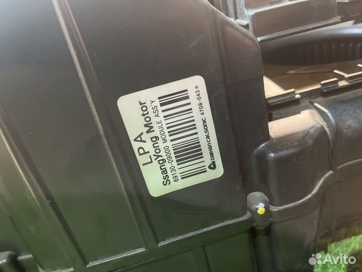 Блок отопителя ssangyong kyron