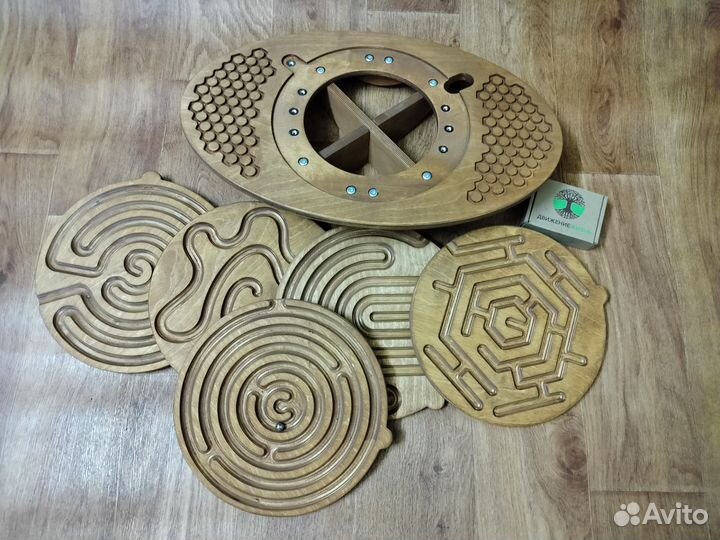 Балансборд с лабиринтом