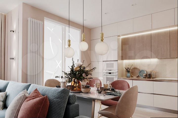 4-к. квартира, 89,1 м², 17/25 эт.