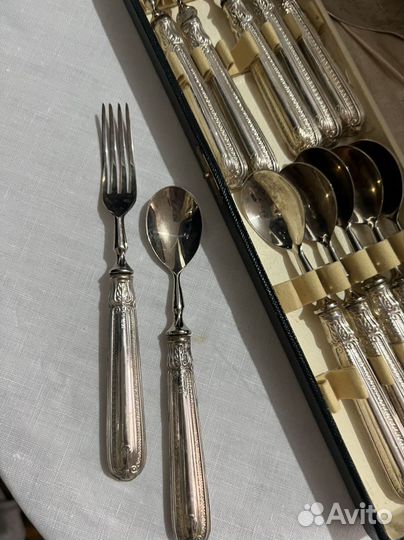 Набор столовых приборов Серебро