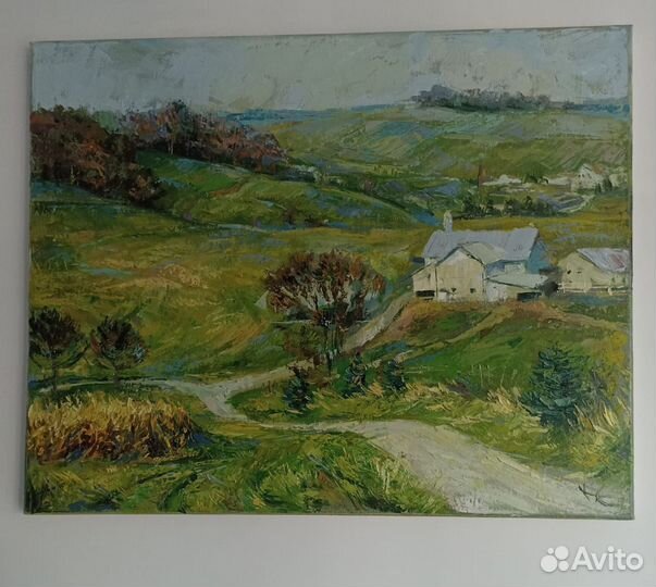 Картина маслом на холсте пейзаж