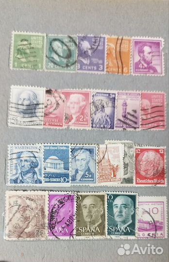 Иностранные почтовые марки