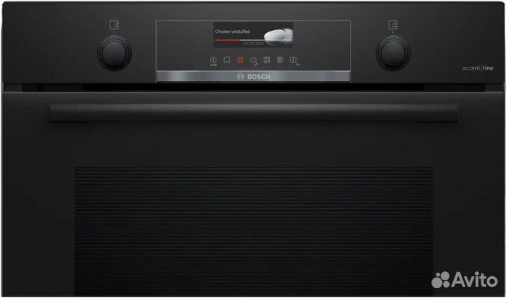 Духовой шкаф Bosch HBG4795B1S, черный