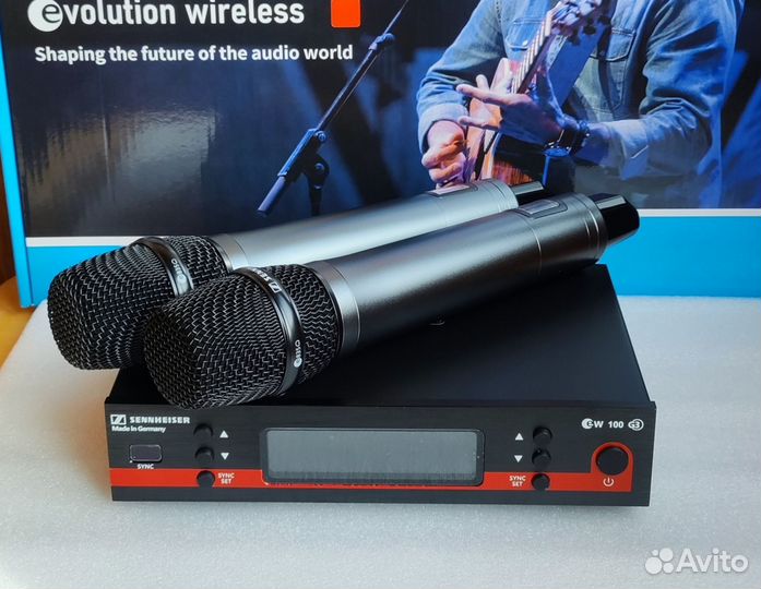 Микрофоны sennheiser ew 100